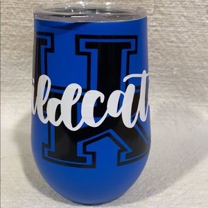 College logo wine tumbler